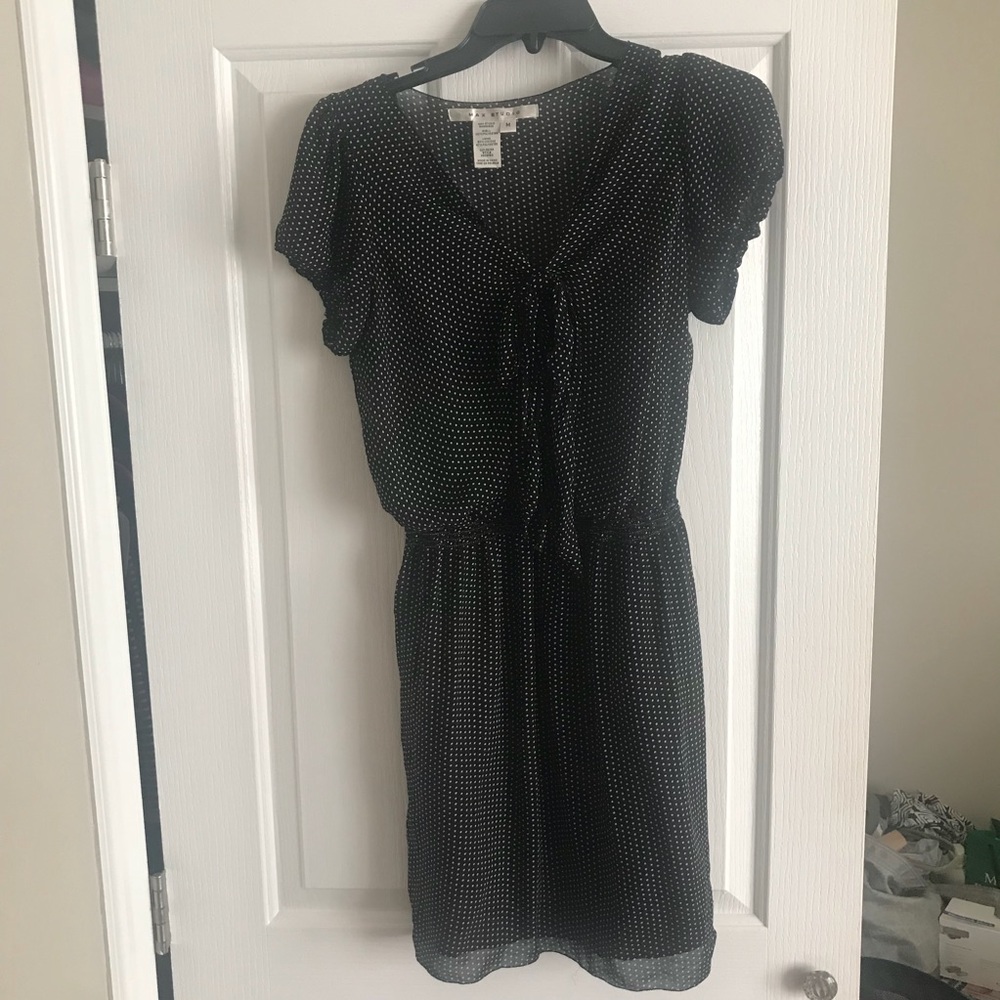 Max Studio Black and White Polka Dot Dress